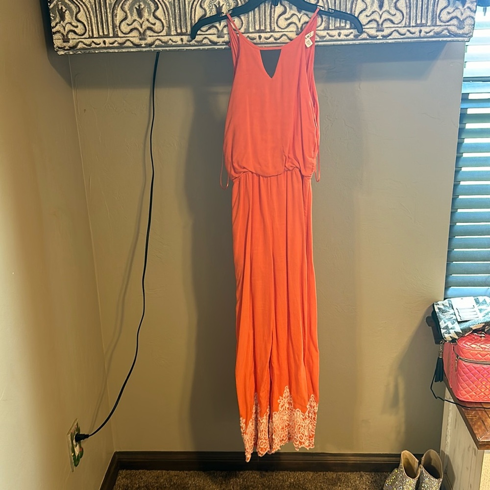 Orange/peach jumpsuit